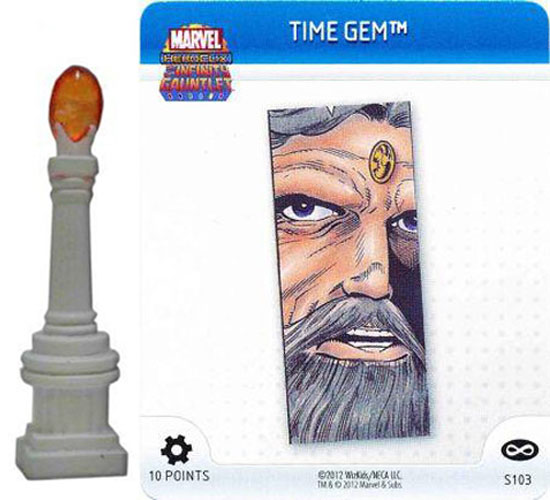 Heroclix Marvel Infinity Gauntlet S103 Time Gem 3D Object LE