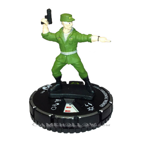 Heroclix Marvel Incredible Hulk  005 General Thunderbolt Ross (Fast Forces)