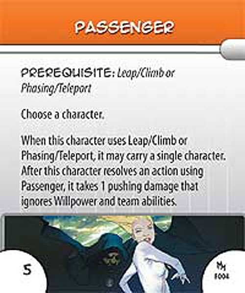 Heroclix Marvel Mutant Mayhem F004 Passenger