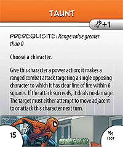 Heroclix Marvel Mutant Mayhem F007 Taunt