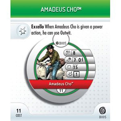 Heroclix Marvel Mutations & Monsters B005 Amadeus Cho