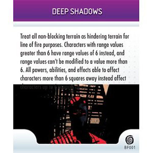 Heroclix Marvel Mutations & Monsters BF001 Deep Shadows