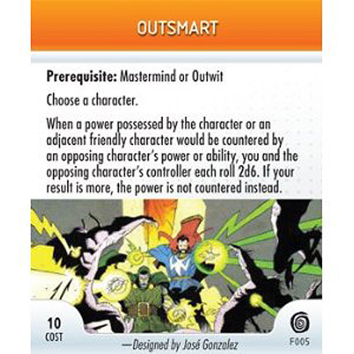 Heroclix Marvel Mutations & Monsters F005 Outsmart