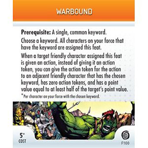 Heroclix Marvel Mutations & Monsters F100 Warbound LE