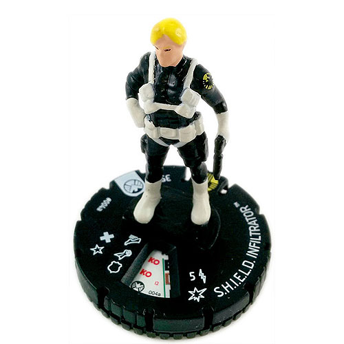 Heroclix Marvel Nick Fury Agent of S.H.I.E.L.D 004a SHIELD Infiltrator