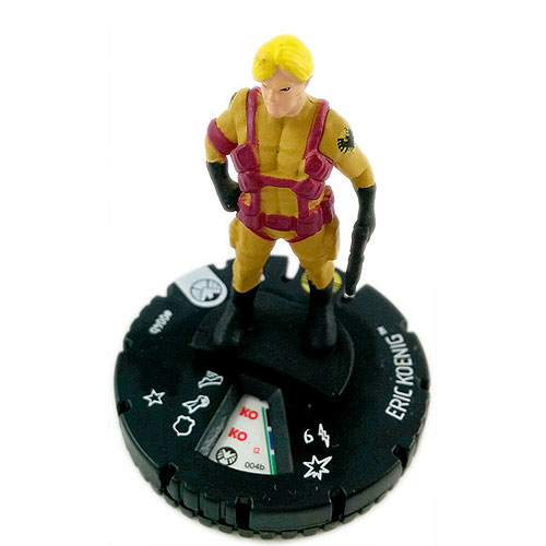 Heroclix Marvel Nick Fury Agent of S.H.I.E.L.D 004b Eric Koenig (HAMMER)