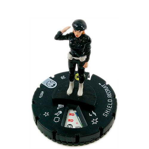 Heroclix Marvel Nick Fury Agent of S.H.I.E.L.D 007a SHIELD Recruit