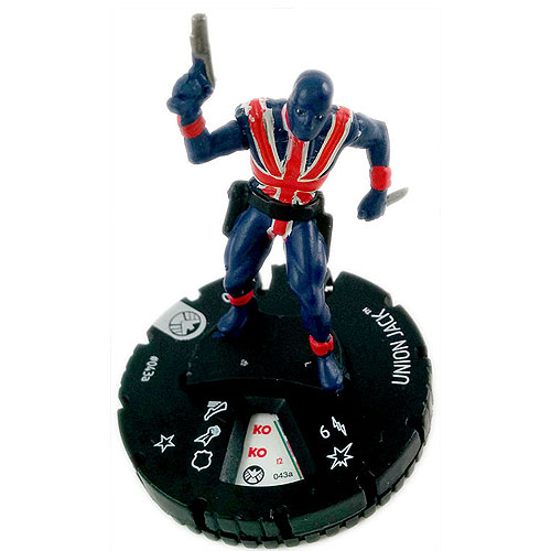 Heroclix Marvel Nick Fury Agent of S.H.I.E.L.D 043a Union Jack