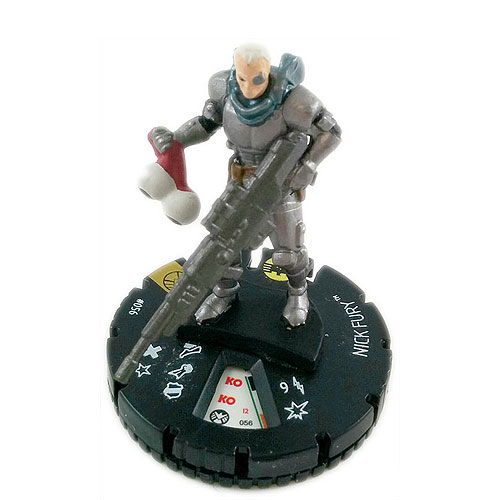 Heroclix Marvel Nick Fury Agent of S.H.I.E.L.D 056 Nick Fury SR (Cosmic)