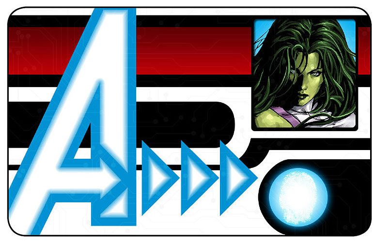 Heroclix Marvel Nick Fury Agent of S.H.I.E.L.D  NFID-006 ID Card She Hulk