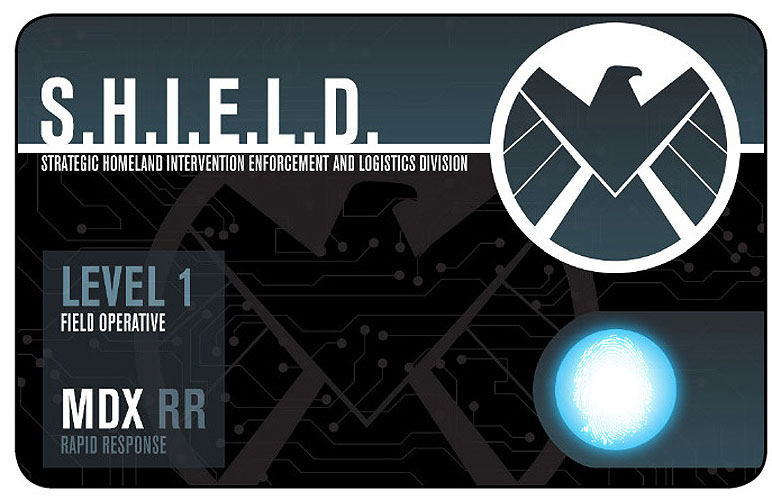 Heroclix Marvel Nick Fury Agent of S.H.I.E.L.D  NFID-008 ID Card SHIELD Level 1 Field Operative