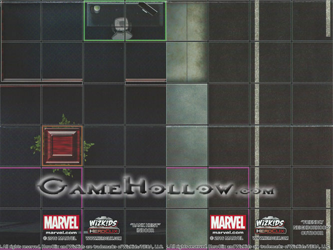 Heroclix Maps, Tokens, Objects, Online Codes Map Bank Heist / Friendly Neighborhood (Superior Foes Spider-man)