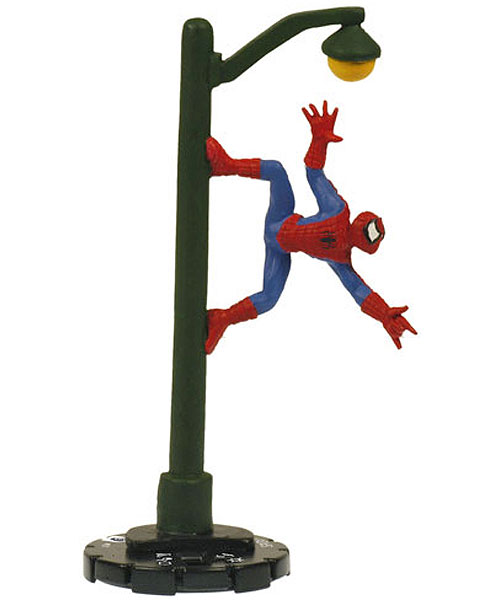 Heroclix Marvel Secret Invasion 001 Spider-Man (street light)