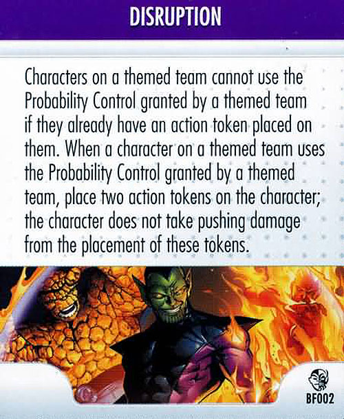 Heroclix Marvel Secret Invasion BF002 Disruption