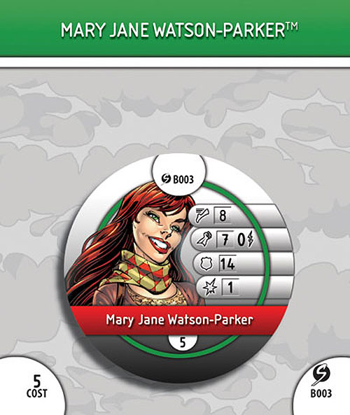 Heroclix Marvel Sinister B003 Mary-Jane Watson-Parker