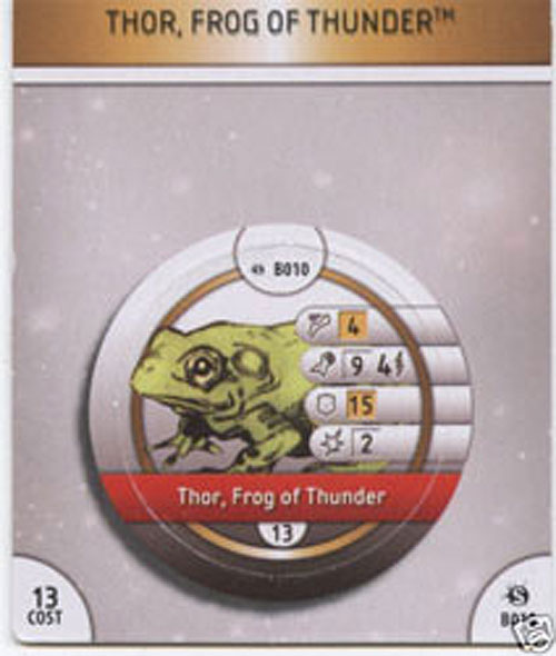 Heroclix Marvel Supernova B010 Thor Frog of Thunder LE