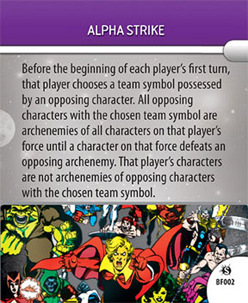 Heroclix Marvel Supernova BF002 Alpha Strike