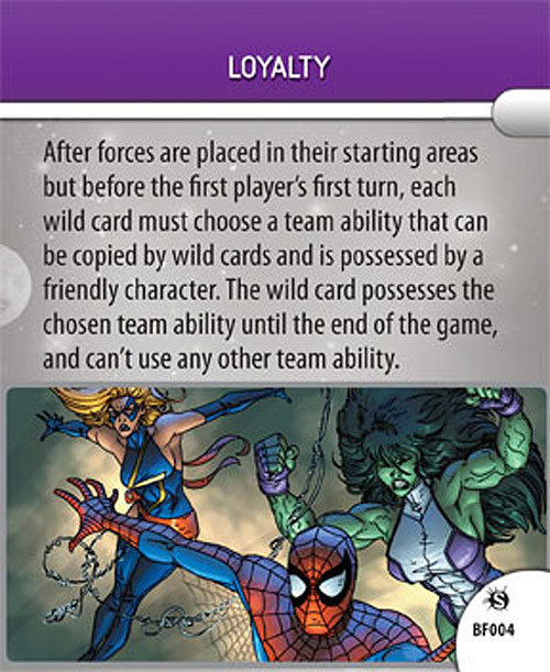 Heroclix Marvel Supernova BF004 Loyalty