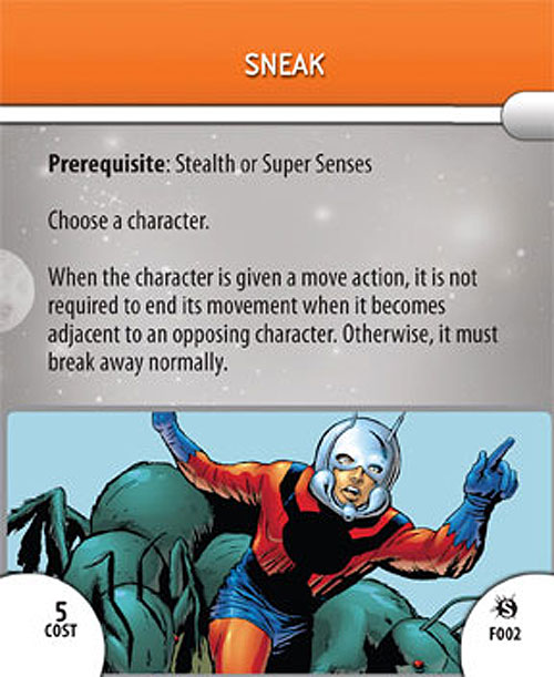 Heroclix Marvel Supernova F002 Sneak