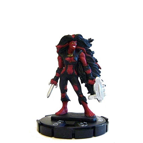 Heroclix Marvel Web of Spiderman 053 Red She-Hulk SR