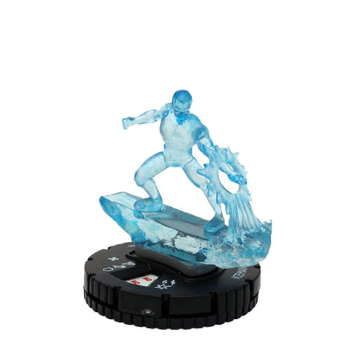 Heroclix Marvel Wolverine and the X-Men 066 Iceman SR (Team Base SwitchClix)