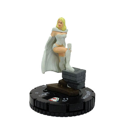 Heroclix Marvel Wolverine and the X-Men 077 White Queen SR (Team Base SwitchClix)