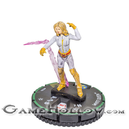 Heroclix Marvel X-Men Xaviers School 059b White Queen SR Chase Prime