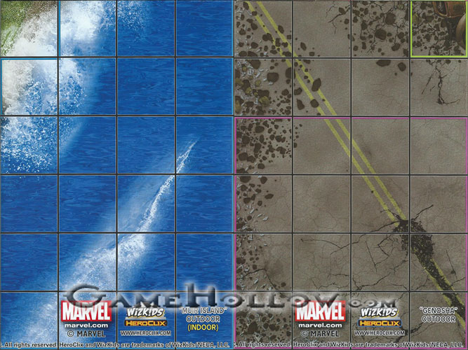 Map - Muir Island / Genosha (X-Men Xavier\'s School)