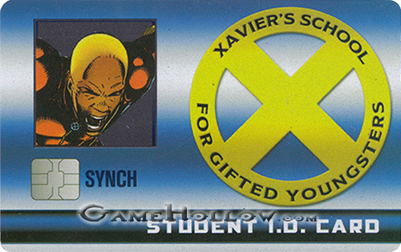 Heroclix Marvel X-Men Xaviers School  XID-015 ID Card Synch