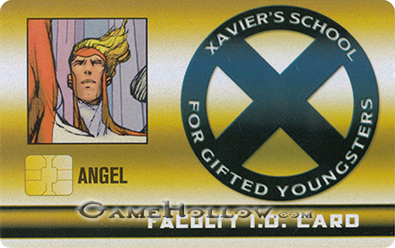 Heroclix Marvel X-Men Xaviers School  XID-016 ID Card Angel