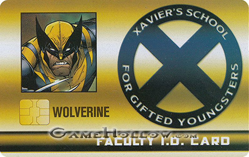 Heroclix Marvel X-Men Xaviers School  XID-025 ID Card Wolverine