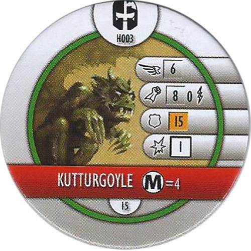Heroclix Mage Knight H003 Kutturgoyle (horde token)
