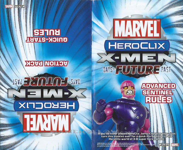 Heroclix Maps, Tokens, Objects, Online Codes Starter Set X-Men Days Future Past Sentinel Quick Start