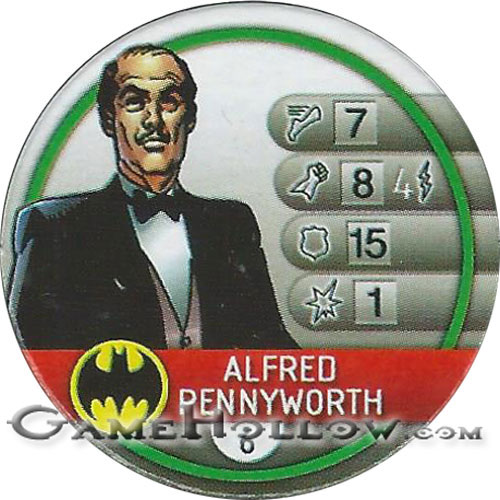 Heroclix Maps, Tokens, Objects, Online Codes Token Bystander Alfred Pennyworth (Hypertime)