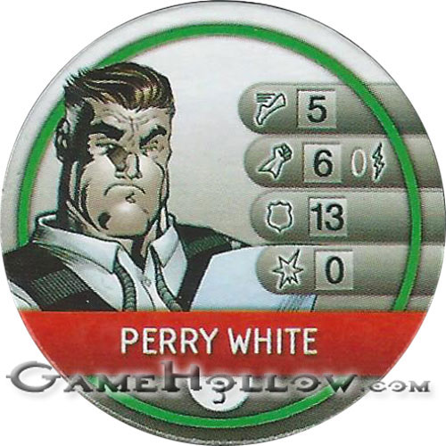 Heroclix Maps, Tokens, Objects, Online Codes Token Bystander Perry White (Hypertime)
