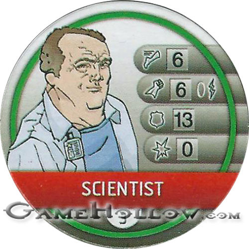 Heroclix Maps, Tokens, Objects, Online Codes Token Bystander Scientist (Hypertime)