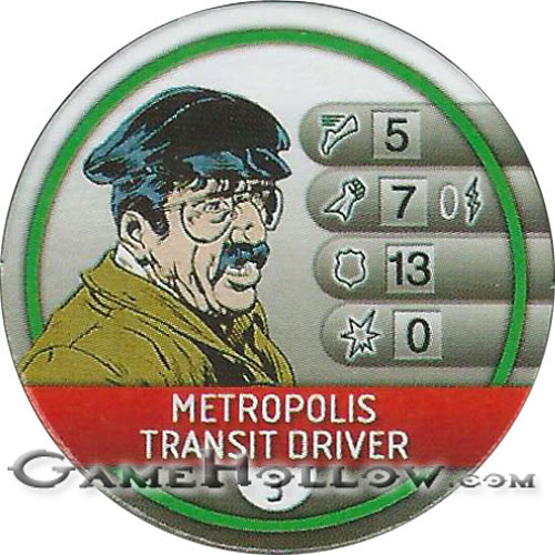 Heroclix Maps, Tokens, Objects, Online Codes Token Bystander Metropolis Transit Driver (Hypertime)