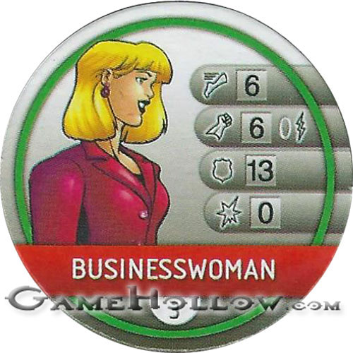 Heroclix Maps, Tokens, Objects, Online Codes Token Bystander Business Woman (Hypertime)