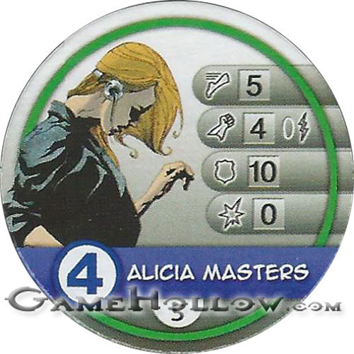Heroclix Maps, Tokens, Objects, Online Codes Token Bystander Alicia Masters (Infinity Challenge)