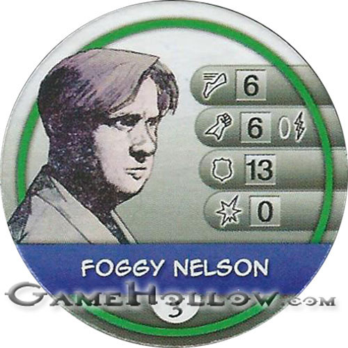 Heroclix Maps, Tokens, Objects, Online Codes Token Bystander Foggy Nelson (Infinity Challenge)