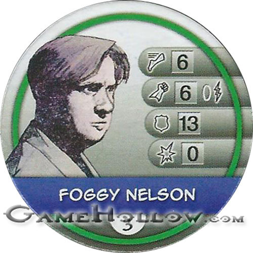 Heroclix Maps, Tokens, Objects, Online Codes Token Bystander Foggy Nelson (Infinity Challenge)