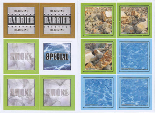 Tokens Objects - Barrier Smoke Special NEW (6 tokens)