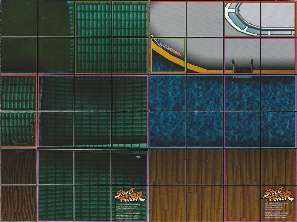 Map - Temple Roof / Jetty (Street Fighter)