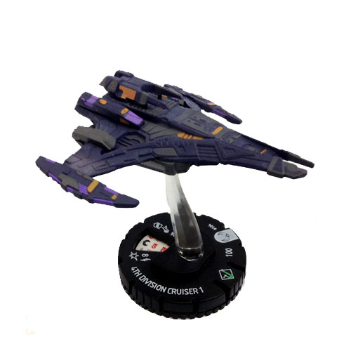 Heroclix Star Trek Tactics II 104 4th Division Cruiser 1 (Starter) Dominion