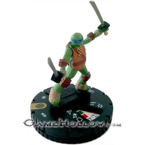 Heroclix Teenage Mutant Ninja Turtles TMNT Series 1 028 Leonardo SR