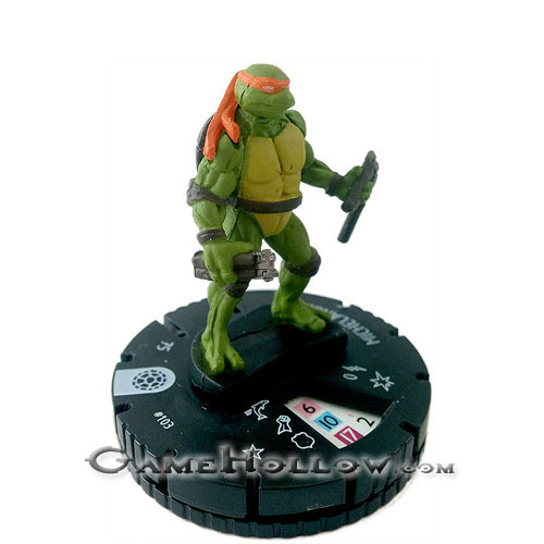 Heroclix Teenage Mutant Ninja Turtles TMNT Series 1 103 Michelangelo (Starter)