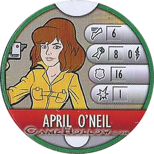 Heroclix Maps, Tokens, Objects, Online Codes Token Bystander April O'Neil (Teenage Mutant Ninja Turtles)