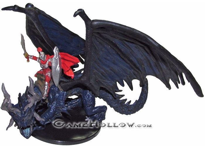 Pathfinder Miniatures Crown of Fangs 44 Grey Maiden Dragon Rider Large Black