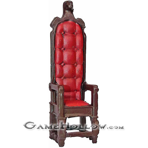 Pathfinder Miniatures Crown of Fangs  Court of Crimson Throne, Chair (High Back)