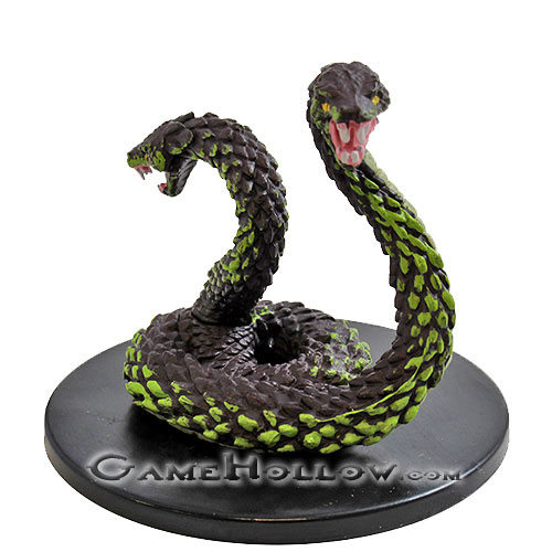 Pathfinder Miniatures Maze of Death 32 Amphisbaena (2-headed Snake)